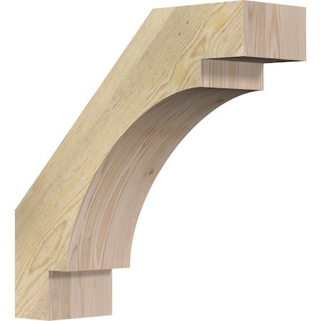 Ekena Millwork 6"W x 20"D x 20"H Merced Rough Sawn Knee Brace, Douglas Fir BRC06X20X20MRC00RDF